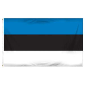 New 3x5 ft <span class=keywords><strong>Estonia</strong></span> <span class=keywords><strong>Estonia</strong></span> 100% polyester ngoài trời Cờ biểu ngữ - Product Image 2