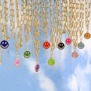 Collar con colgante de suéter <span class=keywords><strong>Lost</strong></span> Lady para mujer, cadena de aleación de doble cara para clavícula, joyería para fiestas, regalos - Product Image 2