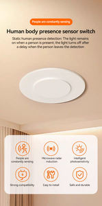 Sensor <span class=keywords><strong>de</strong></span> <span class=keywords><strong>Presencia</strong></span> Humana por Radar <span class=keywords><strong>de</strong></span> Onda Milimétrica 24G 2026, Detector <span class=keywords><strong>de</strong></span> Movimiento Inteligente Tuya, Sensor <span class=keywords><strong>de</strong></span> <span class=keywords><strong>Presencia</strong></span> Humana Inteligente Montado en Techo - Product Image 2