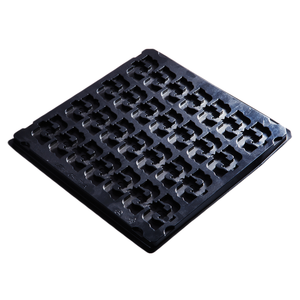 CANMAX customized anti-static dissipative plastic electronic component stackable conductive pcb esd tray