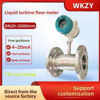 Débitmètre à turbine LWGY LCD numérique en acier inoxydable DN15-3000, moniteur de débit haute précision pour eau/huile diesel OEM
