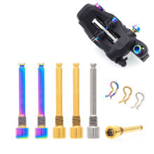 Tornillo de Fijación de Pastillas de Freno Hidráulico para Bicicleta MTB, Rosca de Titanio M4x26, con Anillo de Seguridad, para Caliper <span class=keywords><strong>XT</strong></span> - Product Image 2