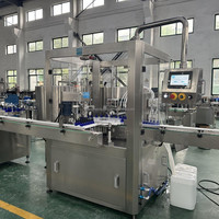 Machine automatique de remplissage et de capsulage antigoutte pour remplisseur de compte-gouttes d'huile essentielle liquide de bouteille de goutte en verre