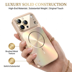 <span class=keywords><strong>Coque</strong></span> d'<span class=keywords><strong>iPhone</strong></span> Originale Givrée Mate avec Verre Magnétique pour Objectif d'Appareil Photo, Compatible avec <span class=keywords><strong>iPhone</strong></span> 17 Air 16 15 14 13 12 <span class=keywords><strong>11</strong></span> Pro Max Plus - Product Image 2