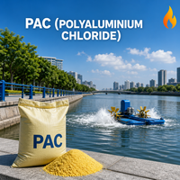 Chlorure de polyaluminium (PAC) en poudre adsorbante pour stations d'épuration, pureté 30%, concentration efficace 99,99%