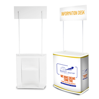 Ampling Fer Stand en métal Promotion Stand Contre ou pliable Promotion Compteur pour la promotion des ventes