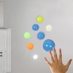 ลูกบอลเหนียว TPR ติดเพดาน เรืองแสงในที่มืด สำหรับเด็ก ลูกบอลเหนียวเรืองแสง - Product Image 6