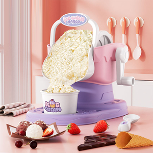 Ensemble de jeu de cuisine pour enfants Bemay Toy Kitchen Creations, crème glacée, en plastique ABS, avec machine à crème glacée, pour enfants de 2 à 7 ans - Product Image 3