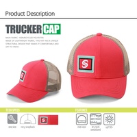 Casquette de baseball ajustable à 6 panneaux avec visière incurvée en maille, broderie Richardson 112, style Gorras Trucker