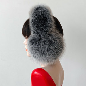 <span class=keywords><strong>Cache</strong></span>-oreilles en <span class=keywords><strong>fourrure</strong></span> de renard véritable pour <span class=keywords><strong>femme</strong></span>, chauds et épais, couvrant entièrement l'<span class=keywords><strong>oreille</strong></span>, anti-froid, en peluche, pour l'extérieur, fabriqués en Chine - Product Image 6