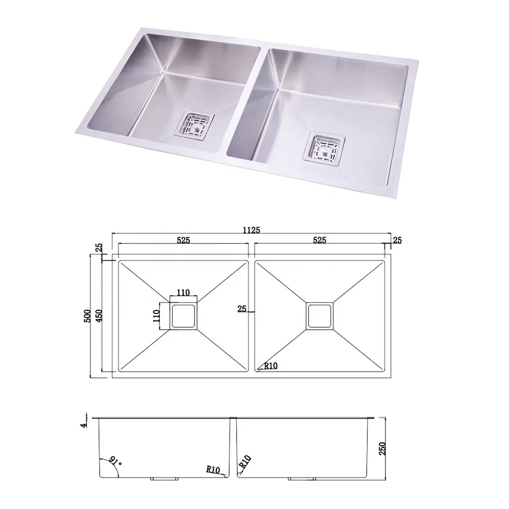 kitchen double sink