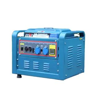 BISON (CHINA) Nieuwe Type BS3000Bi Kleine Digitale 170F 7.0HP Motor Silent Draagbare Benzine Inverter Generator