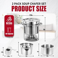 Plat de service rond en acier inoxydable doré de qualité alimentaire avec logo personnalisé pour buffet, chauffe-plat et réchaud à soupe
