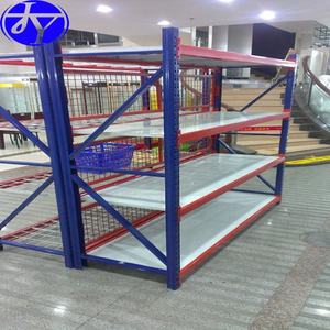 Rak logam lembaran ketukan kustom, Unit rak susun & rak kapasitas tugas Tengah dengan pembagi jaring kawat baja - Product Image 3