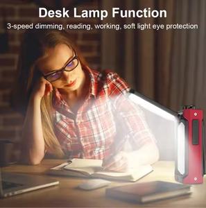 Portable solaire Powerbank extérieur urgence <span class=keywords><strong>SOS</strong></span> alarme lampe de poche solaire Radio bleu dent haut-parleur avec éclairage prévention des catastrophes - Product Image 6