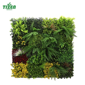 Mur végétal artificiel de haute qualité Tizen, vert, pour extérieur, décoration en mousse verte, mur végétal artificiel - Product Image 1