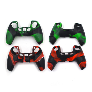 Popular <span class=keywords><strong>camuflaje</strong></span> cubierta de la caja de piel de silicona para Sony Playstation 5 PS5 <span class=keywords><strong>DualSense</strong></span> controlador - Product Image 4