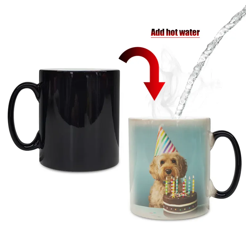 Độc đáo gốm cốc cà phê thay đổi màu sắc Mug tùy chỉnh Mug gốm Mug món quà tốt nhất cho bạn bè