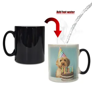 Tazza da caffè in ceramica unica tazza cambia colore tazza personalizzata tazza in ceramica miglior regalo per gli amici