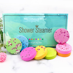Vapeur douche aromathérapie huile essentielle <span class=keywords><strong>fleur</strong></span> séchée <span class=keywords><strong>tablette</strong></span> douche bain moussant <span class=keywords><strong>sel</strong></span> hôtel maison bain <span class=keywords><strong>tablette</strong></span> en boîte - Product Image 1