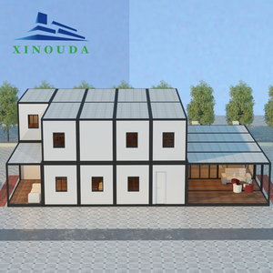 Case Prefabbricate con Struttura <span class=keywords><strong>in</strong></span> Acciaio, Edifici Modulari Container, <span class=keywords><strong>Bungalow</strong></span>, Capanna, Cottage, Campo - Product Image 4