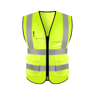 Gece iş güvenliği için yüksek görünürlük yansıtıcı yelek güvenlik kıyafetleri - Product Image 4