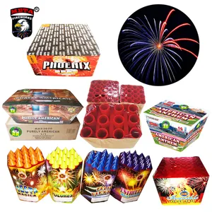 leegendary production line rocket launcher huge fireworks new year 600 shots cake fireworks pop pop visco fuse 0.8 1 inch cakes