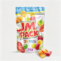 Sachets refermables personnalisés en papier kraft de qualité alimentaire pour aliments pour bébés, aliments pour animaux, nouilles, conserves, fruits secs, bonbons