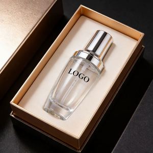 Custom Screen Print Glass Cosmetic Packaging Stock Eye Cream Bottles <b>Foundation</b> Jars Spray Bottles for Brands - Product Image 1