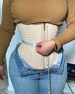 BBL <strong>Corset</strong> Slimming Waist Trainer Colombian Shaping Nylon <strong>Beige</strong> Girdle Post Surgery Original Reduce Abdomen <strong>Corset</strong> for Women - Product Image 1