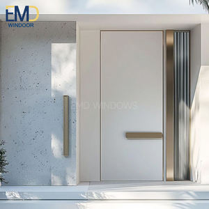 ประตูอลูมิเนียมนิรภัย งานฝีมือประณีต ประตูรั้วสแตนเลสภายนอก - Product Image 6