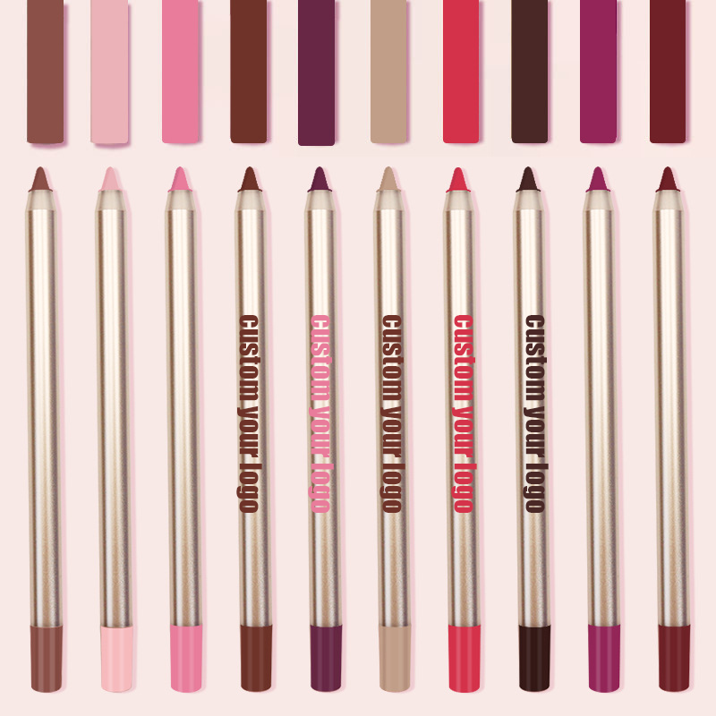 Оптовая продажа не тестировалось на крем для губ, подводка для губ, СТМ веган 15 видов цветов, матовая, водостойкая, карандаш для губ, подводка для губ