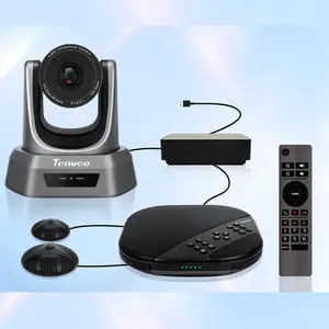TEVO-VA3000E USB 1080P 10X ZOOM video konferans ptz kamera video konferans sistemi kitleri ile hoparlör