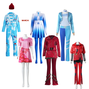 Costume de la série télévisée Descendants 4 pour adulte, tenue de princesse pour Halloween, cosplay, fête, spectacle, déguisement, costumes - Product Image 1