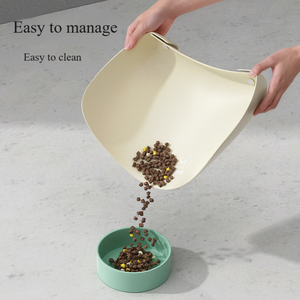 Voedermat voor huisdieren Waterdicht Oliebestendig Gemakkelijk schoon te maken Half dekking Sterke adsorptie Slijtvast Kat Hond Kommat Draagbaar - Product Image 1