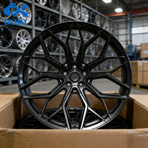 ล้อแม็กซ์สีดำเงาขนาด 19 20 21 22 24 นิ้ว 21x12J 5x112 5x130 <span class=keywords><strong>ขอบ</strong></span>กว้างเว้า ล้ออัลลอยด์ฟอร์จ สำหรับรถยนต์แลมโบกินี อเวนทาดอร์ ชุดสำหรับรถยนต์ - Product Image 1