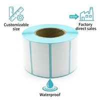Papel Adhesivo Térmico Brillante Resistente al Aceite y al Calor Stanyoar, Rollo de Etiquetas Autoadhesivas de 100x100mm para Uso Industrial