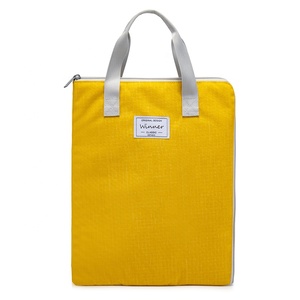 Túi Vải Vải Đơn Giản Túi Đựng Tài Liệu 35*27Cm Cho A4 Có Khóa Kéo Văn Phòng Phẩm - Product Image 1