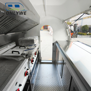 <span class=keywords><strong>ONLYWE</strong></span> Camion de nourriture mobile entièrement équipé Camion de nourriture à crêpes Concession Remorque avec extension Petit chariot de nourriture d'entreprise - Product Image 6