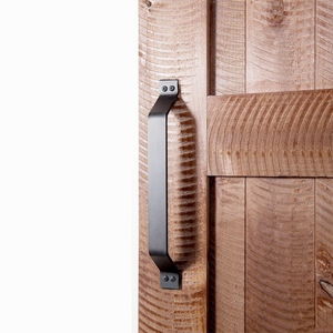Endüstriyel tarzı Metal siyah <span class=keywords><strong>Barn</strong></span> kapı kolu ferforje kapı kolu çelik mobilya dolap kulpu ev mobilyaları için - Product Image 2