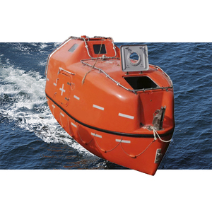 Bateau de sauvetage entièrement fermé de 5 m pour 25 personnes, en PRF et fibre de verre ignifuge, version équipement marin - Product Image 4