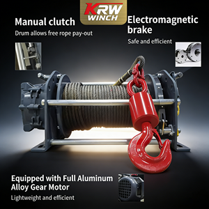 מנוף מקביל להתאמה אישית במשקל 1-10 טון עם מנוע אלומיניום קל משקל ובלם אלקטרומגנטי עם פליטת חבל חופשית - Product Image 3