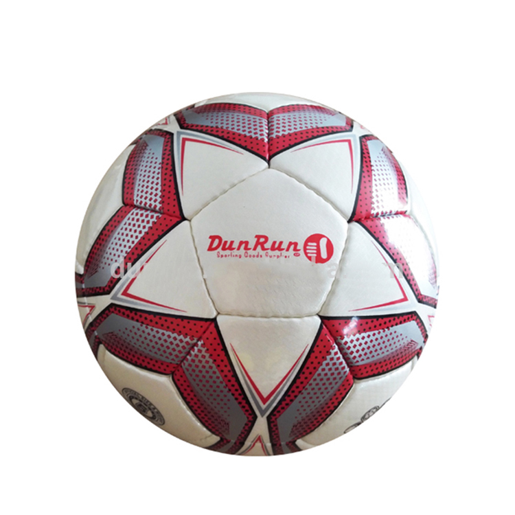 Китайская фабрика, оптовая продажа, размер 5, мяч для футбола ручной работы