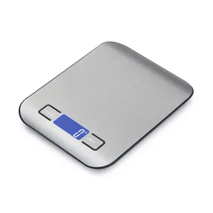 Bilancia da cucina digitale elettronica in acciaio inossidabile da 5kg 10kg di vendita calda