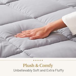 Couette personnalisée 100 % coton anti-duvet en microfibre, alternative au duvet, respirante, pour lit - Product Image 4