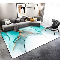Tapis de sol pour hôtel, tapis décoratif pour la maison, chambre à coucher, salon, tapis en velours cristal imprimé, tapis de salon