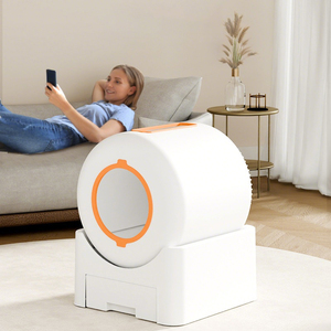 2025 nouveau <span class=keywords><strong>pas</strong></span> <span class=keywords><strong>cher</strong></span> grand bac à litière <span class=keywords><strong>automatique</strong></span> pour chat Tuya APP contrôle intelligent chat toilette Intelligent autonettoyant bac à litière pour chats - Product Image 1