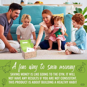 Organizzatore per Risparmiare e Portafoglio con Scatola <span class=keywords><strong>Regalo</strong></span> - 100 <span class=keywords><strong>Buste</strong></span> di Carta A7 per Sfida di Risparmio - Product Image 4