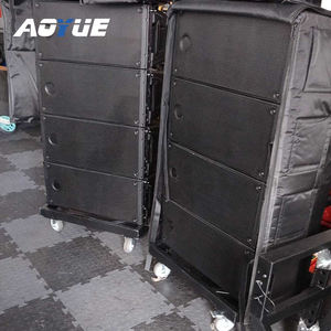 Sistema de altavoces autoamplificados de 2 vías con doble altavoz line array de 10 pulgadas, caja de PP compuesta, ligero, para DJ y giras. - Product Image 2