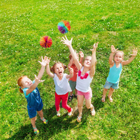 Balles en Silicone pour enfants, balles en forme de singe, jouet amusant, arc-en-ciel, ballon gonflable, doux, Active, balles sensorielles